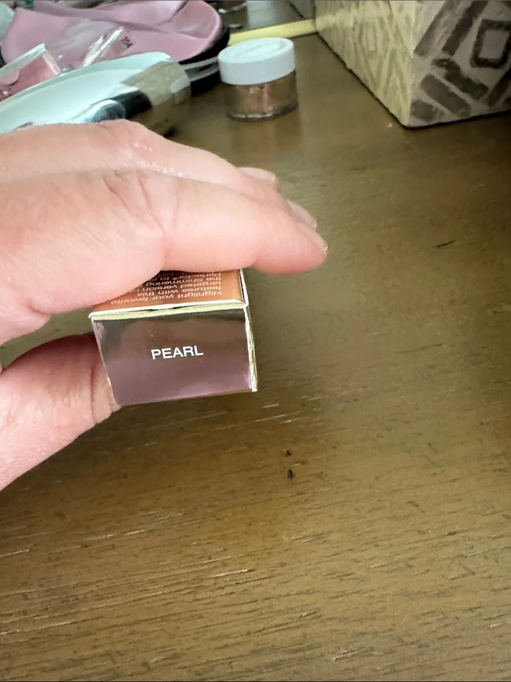 BECCA Shimmering Skin Perfector Liquid Highlighter - Gold Pearl Packaging